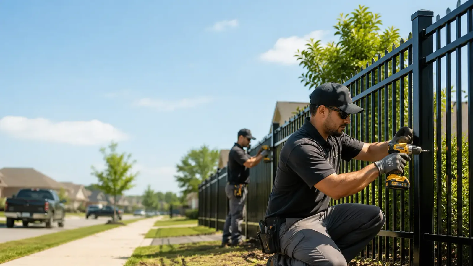 Metal Fence Installation in Champaign, IL